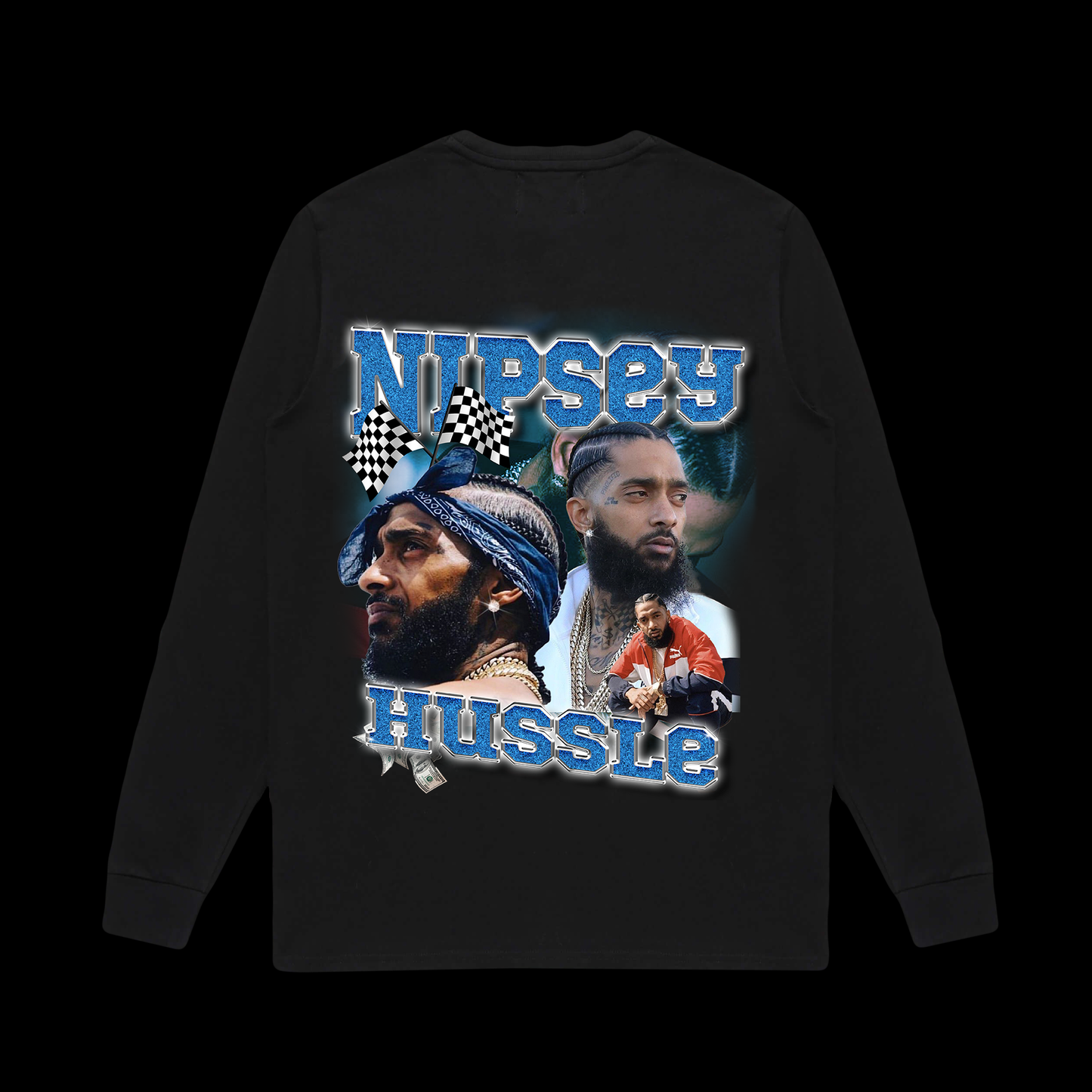Nipsey Hussle Long Sleeve Tee