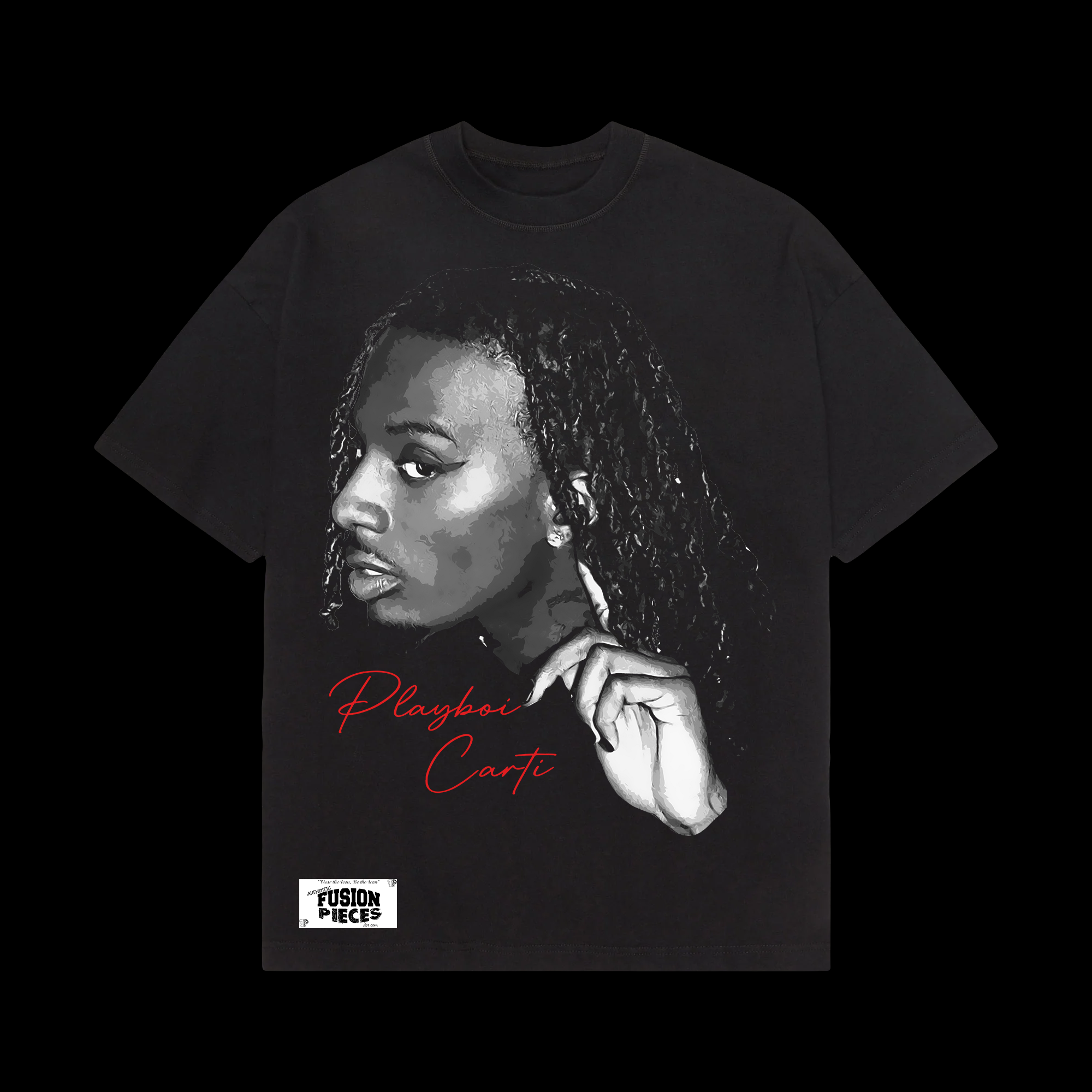 Playboi Carti Big Face Tee – FusionPieces Playboi Carti Big Face Tee – FusionPieces